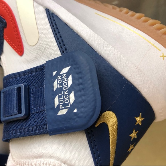 Nike LeBron Soldier 13 LA Shoes White Blue CU4133-124 Youth Sz 4Y - Picture 8 of 8